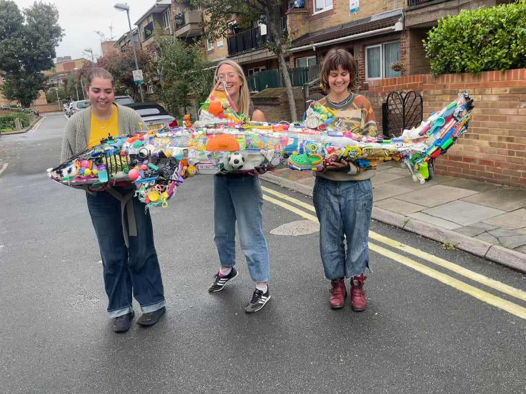 Did you see the shark we made from Thames plastic waste?